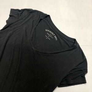 Aeropostale Gray Perfect V-Neck Tee